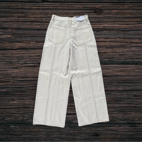 Garage Seamed Wide Leg Mega Jeans NWT Size 00 - Picture 5 of 12
